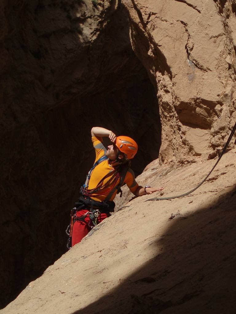 Saito Climbing in Taghia